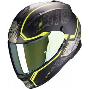 Casco Scorpion Exo-510 Air Occulta Negro/Amarillo L