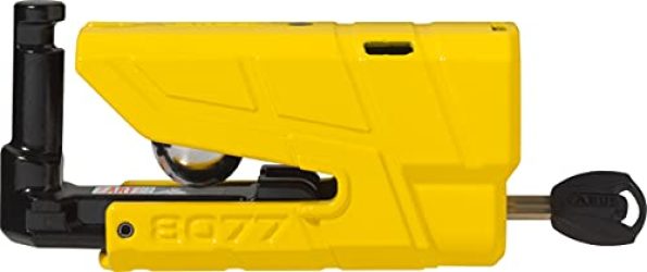 Abus 8077 Antirrobo para freno de disco con alarma, Amarillo