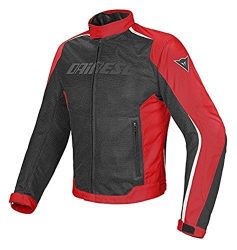 Dainese-HYDRA FLUX D-DRY Chaqueta, Negro/Rojo/Blanco, Talla 46
