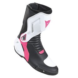 Dainese-NEXUS LADY Botas, Negro/Blanco/Fuchsia, Talla 39