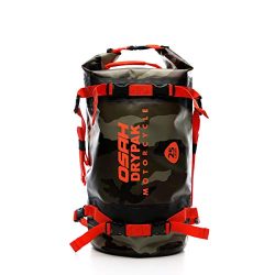 Mochila Impermeable Seco Bolso para Viajes, Deportes, Ciclismo, Senderismo, Camping, Playa, Bolsa de sillín de Equipaje Reflectante Camouflage 25L
