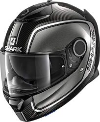 Shark Casco integral Spartan Carbon Priona negro gris das talla XS